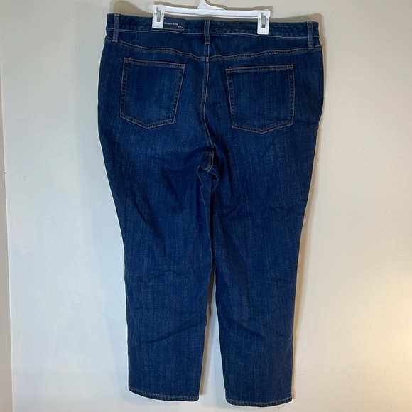NWT. Talbots 22W Flawless High Waist Modern Ankle Straight Leg Jeans. - Picture 8 of 10